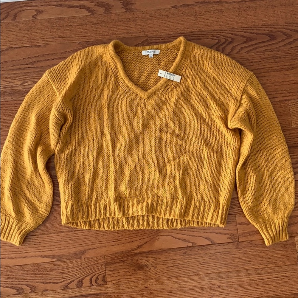 Madewell alpaca wool sweater (Belmont Mockneck)